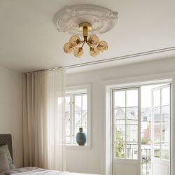 Nuura Apiales 9 Plafondlamp - Messing - Goud glas