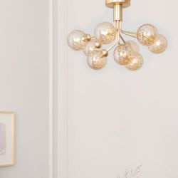 Nuura Apiales 9 Plafondlamp - Messing - Goud glas