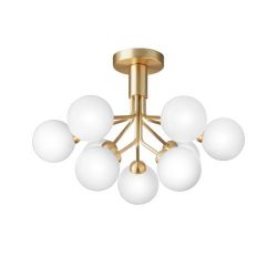 Nuura Apiales 9 Plafondlamp - Messing - Opaal