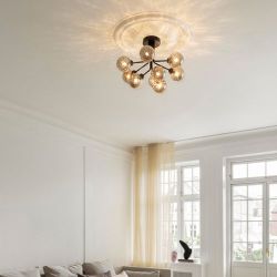 Nuura Apiales 9 Plafondlamp - Messing - Opaal