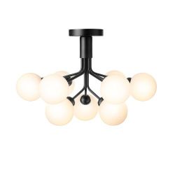 Nuura Apiales 9 Plafondlamp - Zwart - Opaal