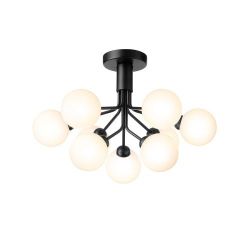 Nuura Apiales 9 Plafondlamp - Zwart - Opaal