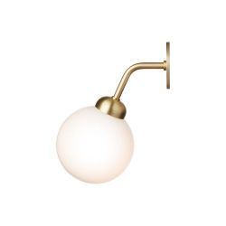 Nuura Apiales Bedrade Wandlamp - Messing - Opaal