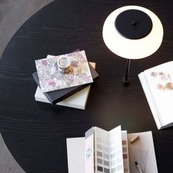 Nuura Blossi In-Set Tafellamp - Zwart - Opaal