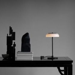 Nuura Blossi Tafellamp - Zwart - Opaal