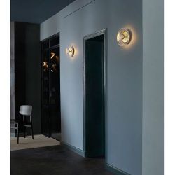 Nuura Blossi Wandlamp - Goud - Opaal