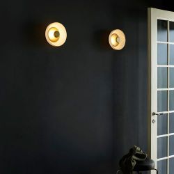 Nuura Blossi Wandlamp - Goud - Opaal