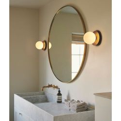 Nuura Liila 1 Large Wandlamp - Brons - Opaal