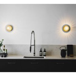 Nuura Liila 1 Medium Wandlamp - Zilver - Helder