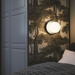 Nuura Liila 1 Medium Wandlamp - Zilver - Opaal