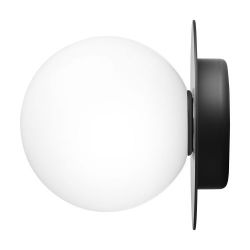 Nuura Liila 1 Medium Wandlamp - Zwart - Opaal