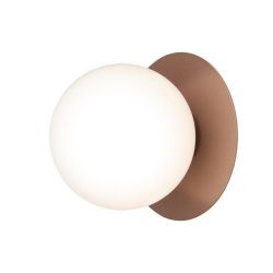 Nuura Liila 1 Outdoor Wandlamp - Brons - Opaal