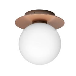 Nuura Liila 1 Outdoor Wandlamp - Brons - Opaal