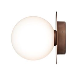Nuura Liila 1 Outdoor Wandlamp - Brons - Opaal