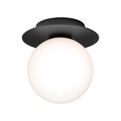 Nuura Liila 1 Outdoor Wandlamp - Zwart - Opaal