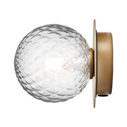Nuura Liila 1 Small Wandlamp - Goud - Helder