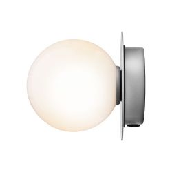 Nuura Liila 1 Small Wandlamp - Zilver - Opaal