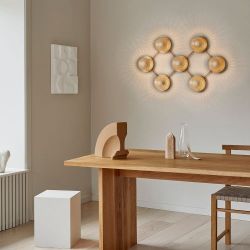 Nuura Liila 7 Wandlamp - Goud - Helder