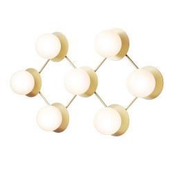 Nuura Liila 7 Wandlamp - Goud - Opaal