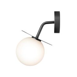 Nuura Liila Outdoor Wandlamp - Zwart - Opaal