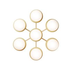 Nuura Liila Star Wandlamp - Goud - Opaal