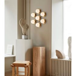 Nuura Liila Star Wandlamp - Goud - Opaal