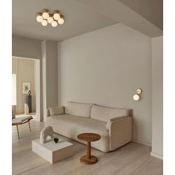 Nuura Liila Star Wandlamp - Goud - Opaal
