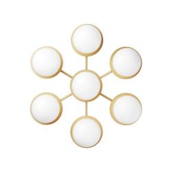 Nuura Liila Star Wandlamp - Goud - Opaal