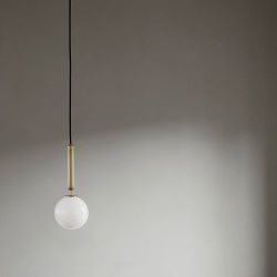 Nuura Miira 1 Hanglamp - Messing - Opaal