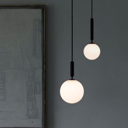 Nuura Miira 1 Large Hanglamp - Grijs - Opaal