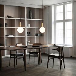 Nuura Miira 1 Large Hanglamp - Messing - Opaal