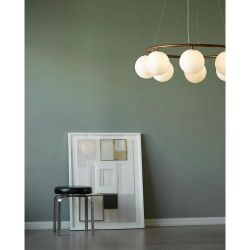 Nuura Miira 8 Circular Hanglamp - Brons - Opaal