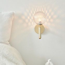 Nuura Miira Wandlamp - Messing - Helder