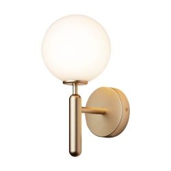 Nuura Miira Wandlamp - Messing - Opaal