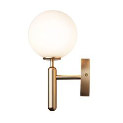 Nuura Miira Wandlamp - Messing - Opaal