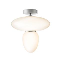Nuura Rizzatto 42 Plafondlamp - Zilver - Opaal
