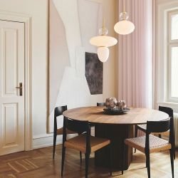 Nuura Rizzatto 43 Hanglamp - Messing - Opaal