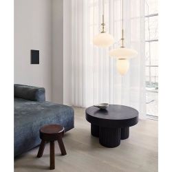 Nuura Rizzatto 43 Hanglamp - Zilver - Opaal