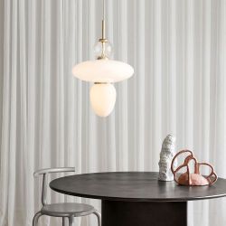 Nuura Rizzatto 43 Hanglamp - Zilver - Opaal