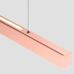 Anour I Model Cordless Aura Hanglamp - 150 cm - Geborsteld koper