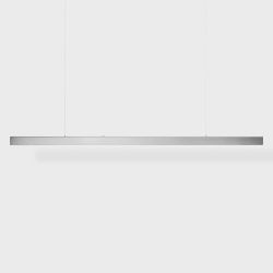 Anour I Model Cordless Aura Hanglamp - 150 cm - Geborsteld roestvrij staal