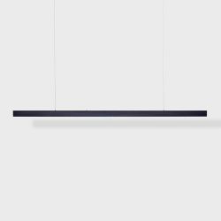 Anour I Model Cordless Aura Hanglamp - 200 cm - Blauw roestvrij staal