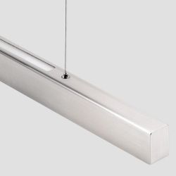 Anour I Model Cordless Aura Hanglamp - 200 cm - Geborsteld roestvrij staal