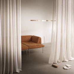 Anour I Model Cordless Aura Hanglamp - 200 cm - Gepolijst koper