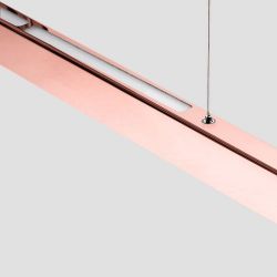 Anour I Model Cordless Aura Hanglamp - 200 cm - Gepolijst koper