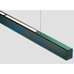 Anour I Model Cordless Aura Hanglamp - 250 cm - Donker opaal chroom