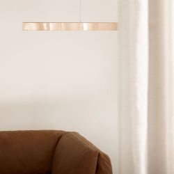 Anour I Model Cordless Aura Hanglamp - 250 cm - Gepolijst koper
