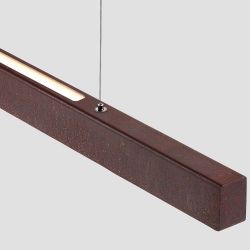 Anour I Model Cordless Aura Hanglamp - 250 cm - Roestkleurig staal