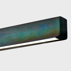 Anour I Model Wandlamp - 150 cm - Donker opaal chroom