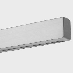 Anour I Model Wandlamp - 200 cm - Geborsteld roestvrij staal